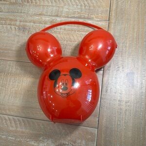 Disney parks 60th anniversary red Mickey Mouse balloon popcorn holder